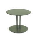 Table basse de jardin ronde en métal Ø50x38 cm 