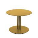 Table basse de jardin ronde en métal Ø50x38 cm 