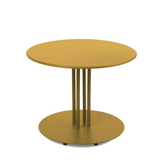 Table basse de jardin ronde en métal Ø50x38 cm | Oviala