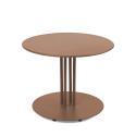 Table basse de jardin ronde en métal Ø50x38 cm 