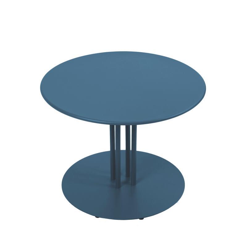 Table basse de jardin ronde en métal Ø50x38 cm  (3/4)