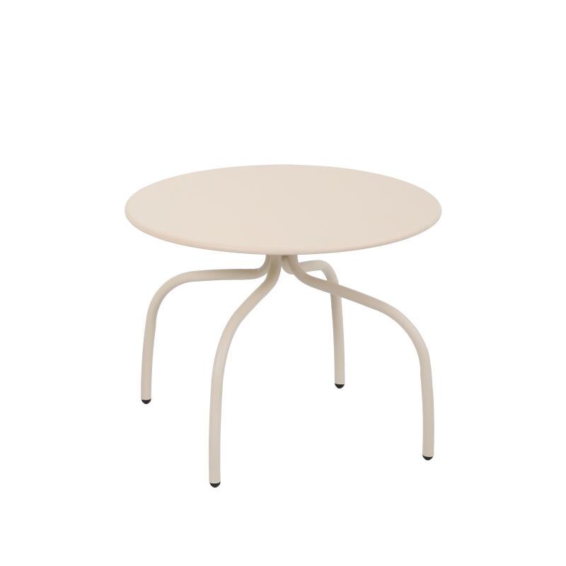 Tables basses gigognes de jardin rondes en métal Ø60x40 cm et Ø40x36 cm - Par 2 (4/6)