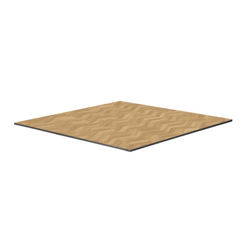 Plateau de table carré 60 x 60 cm en HPL