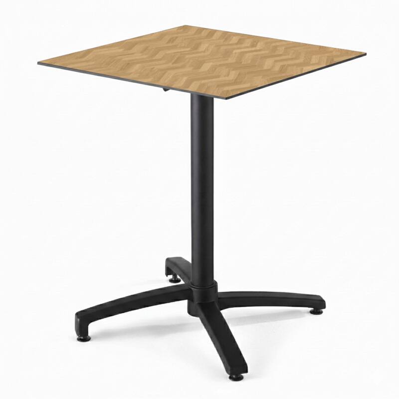 Plateau de table carré 60 x 60 cm en HPL (3/6)