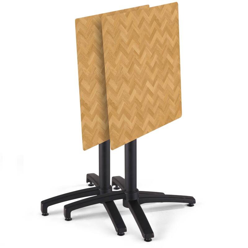 Plateau de table carré 60 x 60 cm en HPL (4/6)