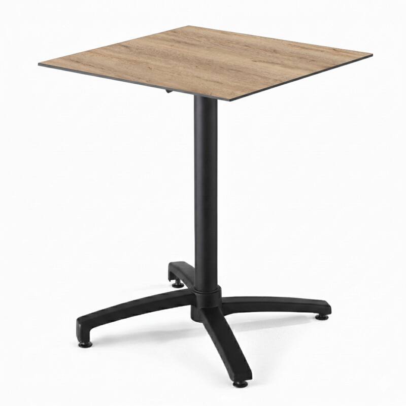 Plateau de table carré 70 x 70 cm en HPL (3/6)
