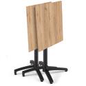 Plateau de table carré 70 x 70 cm en HPL