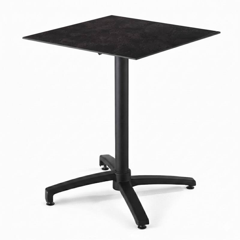 Plateau de table carré 70 x 70 cm en HPL (3/6)