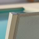 Chaise de jardin en aluminium et textilène
