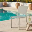 Chaise de jardin en aluminium et textilène - Ambiance