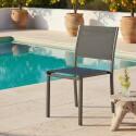 Chaise de jardin en aluminium et textilène - Ambiance