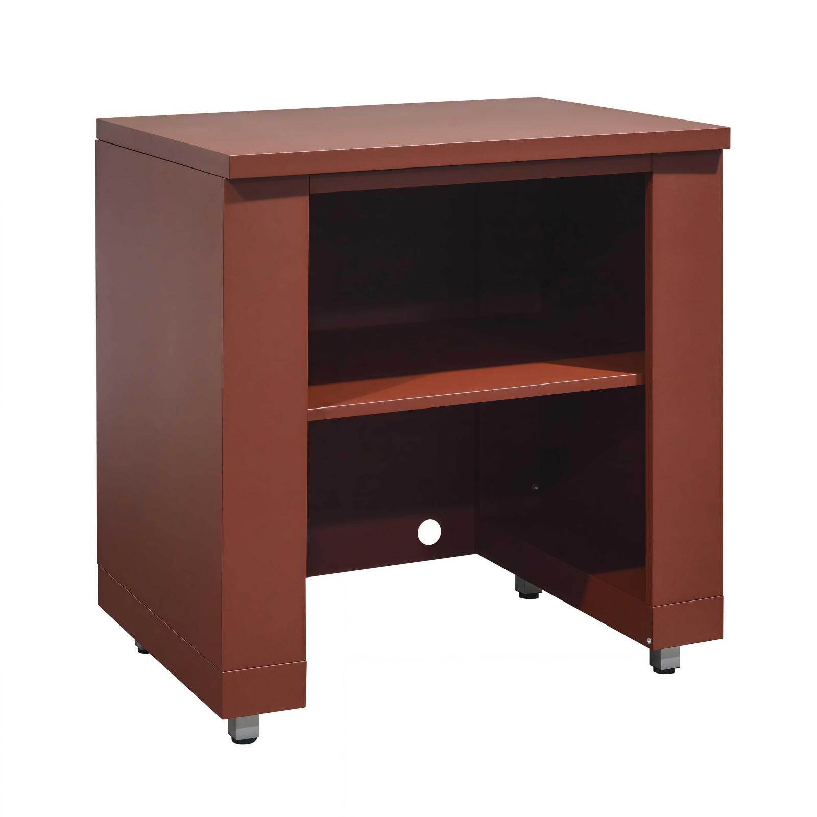 Cuisine extérieure en métal d'angle avec évier, four à pizza, gazinière, barbecue et rangements - 7 modules