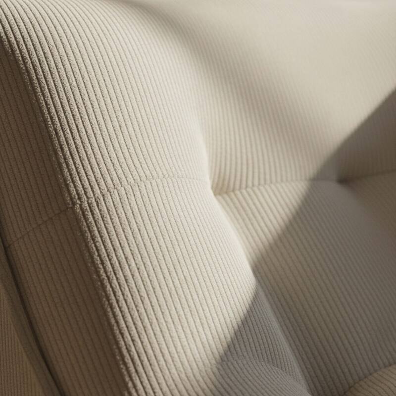 Fauteuil d'angle pour canapé modulable en tissu (5/7)