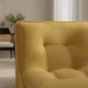 Fauteuil d'angle pour canapé modulable en tissu