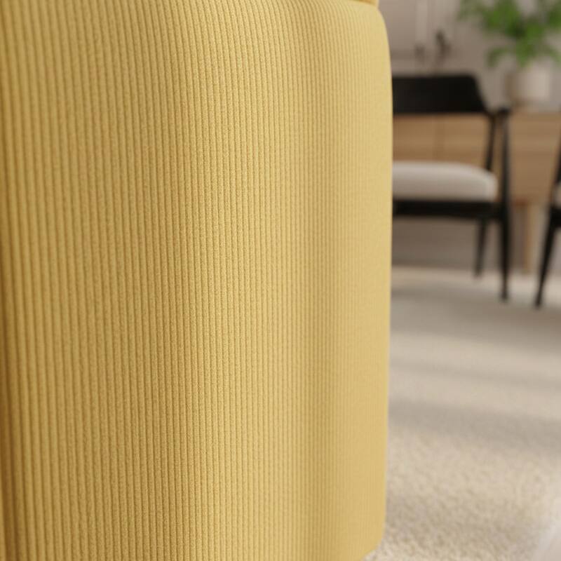 Fauteuil d'angle pour canapé modulable en tissu (6/7)