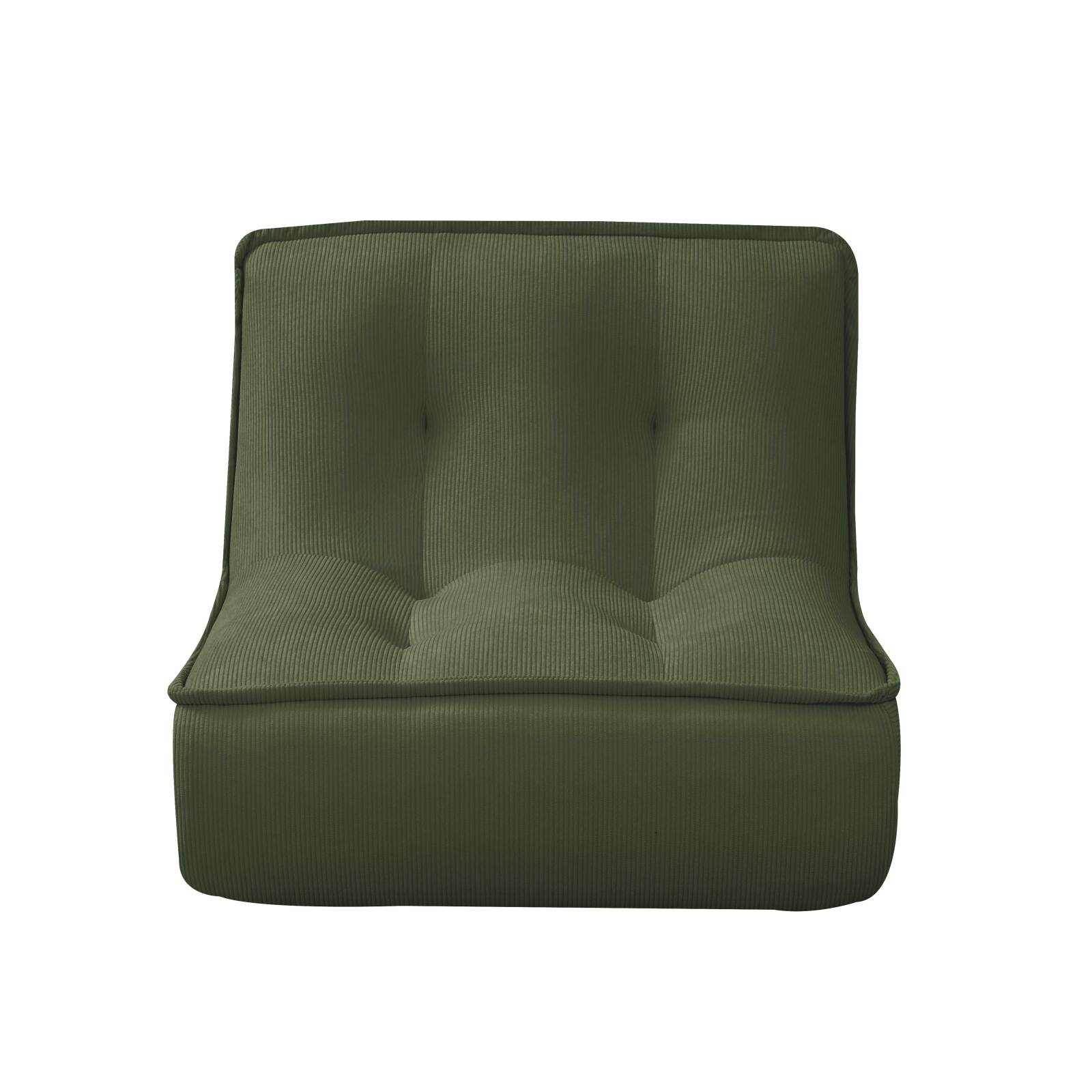 Fauteuil en tissu pour canapé modulable