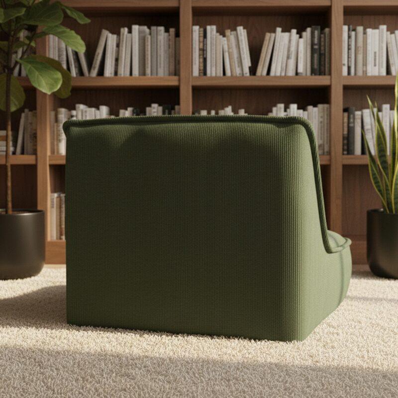 Fauteuil en tissu pour canapé modulable (5/8)