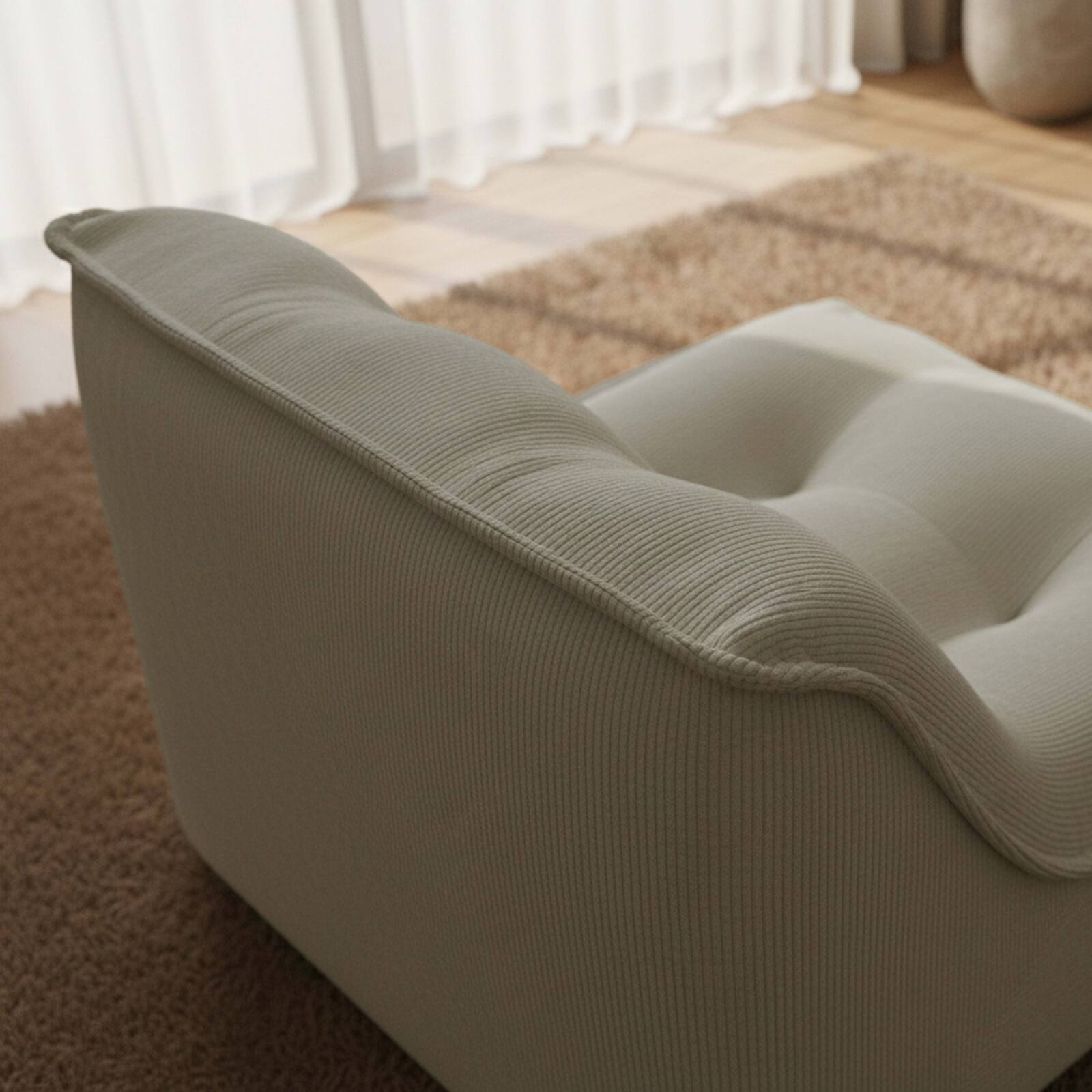 Fauteuil en tissu pour canapé modulable