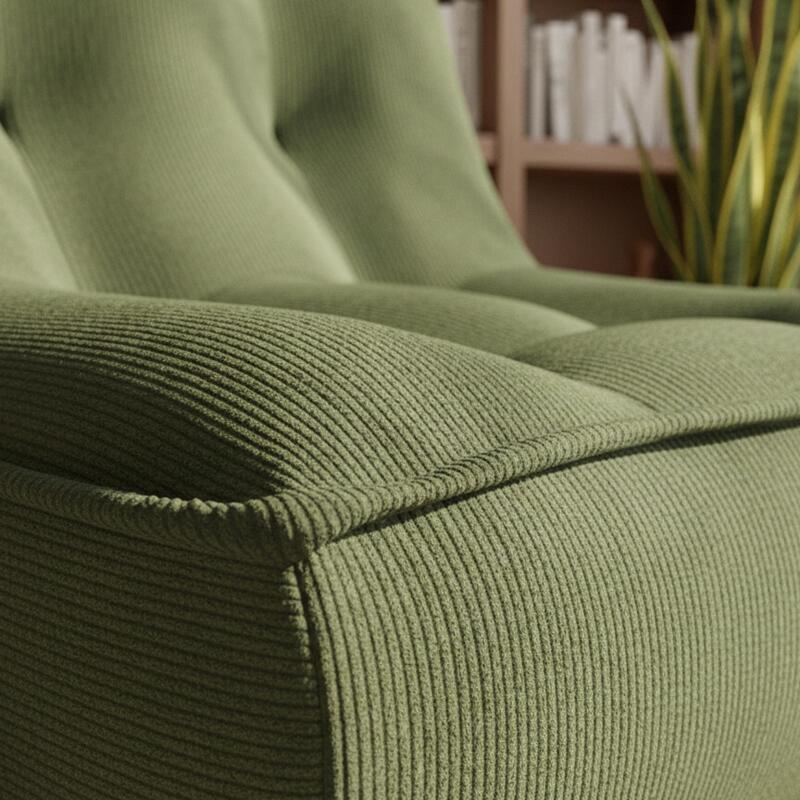 Fauteuil en tissu pour canapé modulable (6/8)