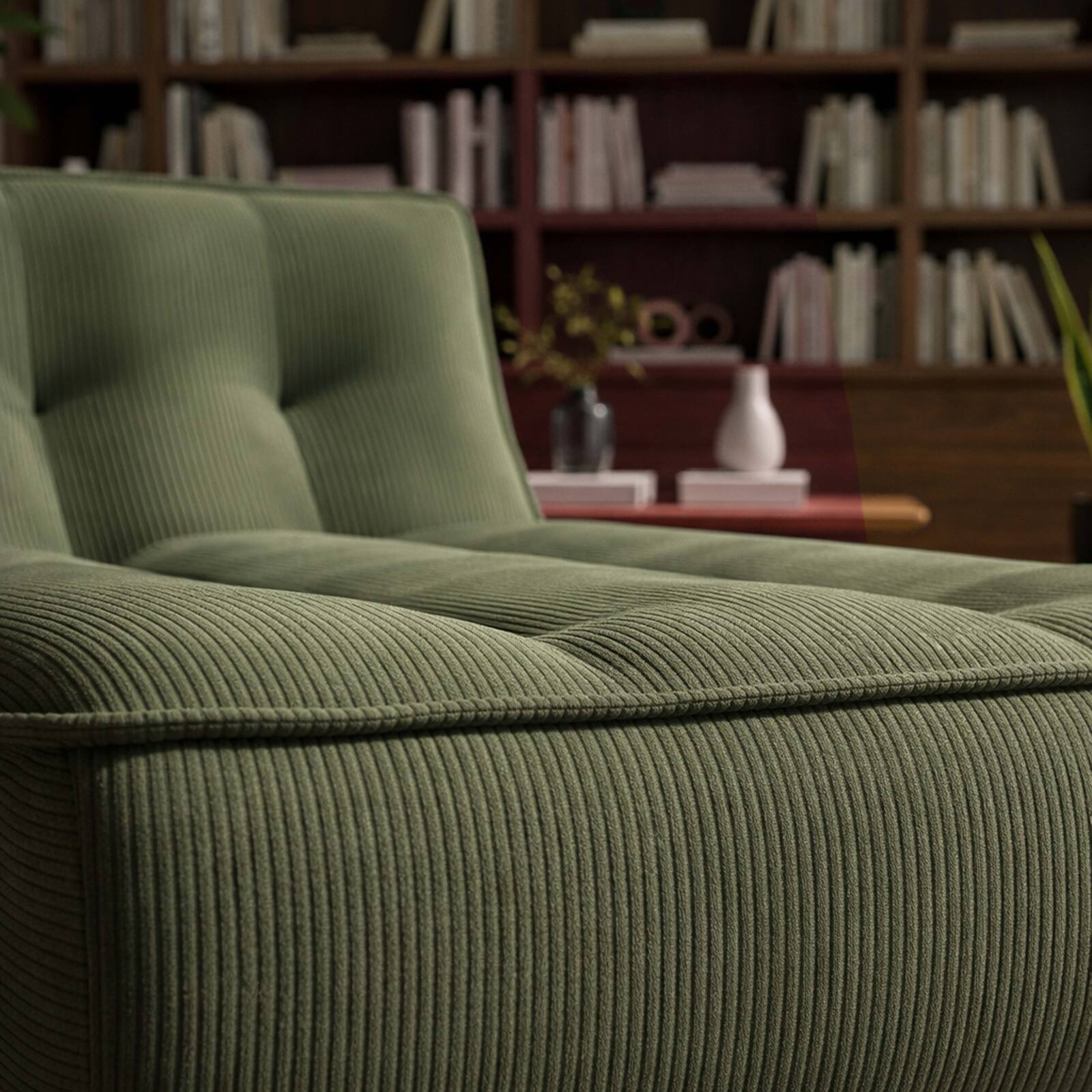 Méridienne en tissu pour canapé modulable