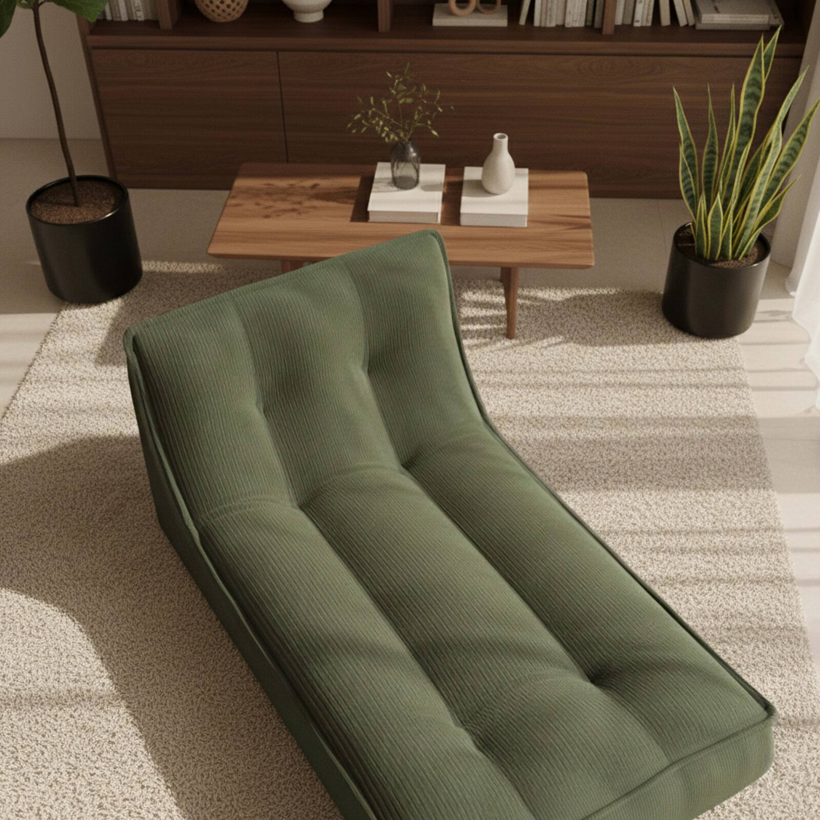 Méridienne en tissu pour canapé modulable