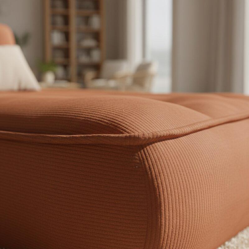 Méridienne en tissu pour canapé modulable (7/8)