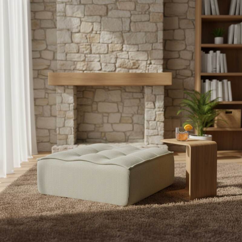 Pouf en tissu - Ambiance