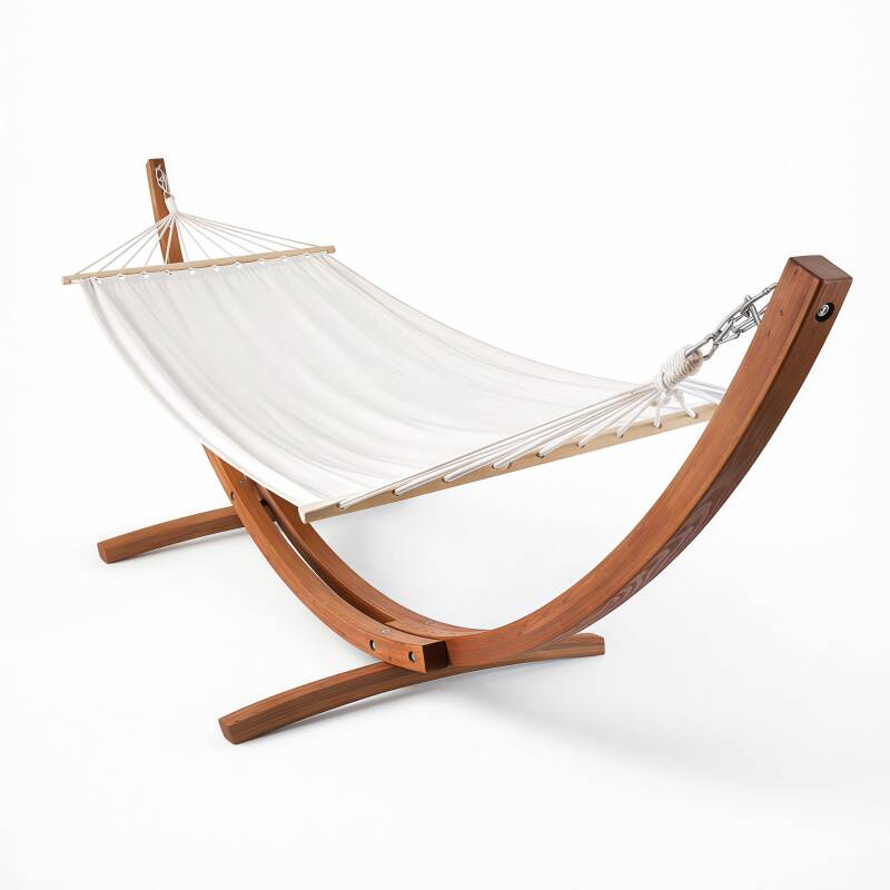 Hamac sur pied en bois FSC®