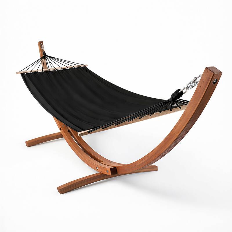 Hamac sur pied en bois FSC®