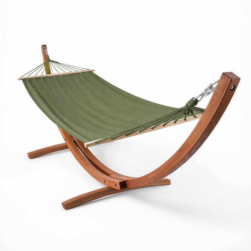 Hamac sur pied en bois FSC®