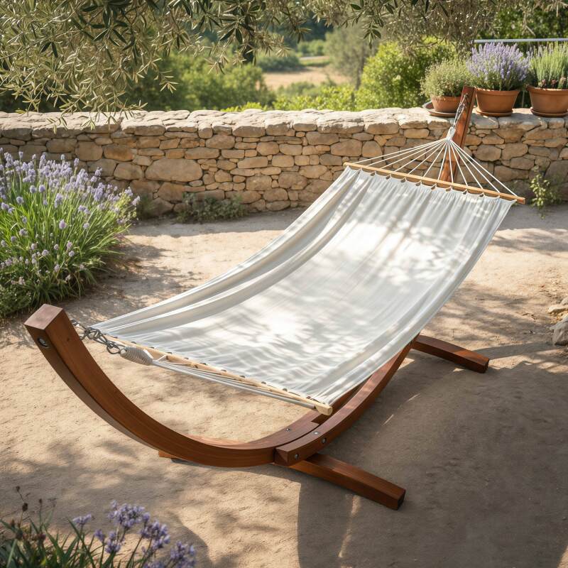 Hamac sur pied en bois FSC®