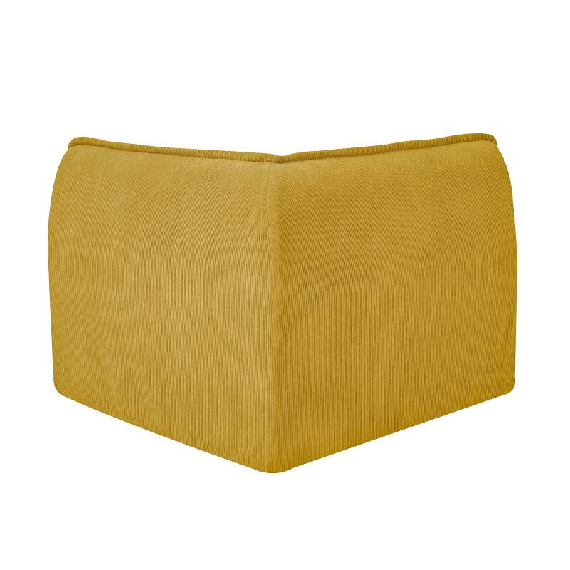 Fauteuil d'angle pour canapé modulable en tissu (3/7)