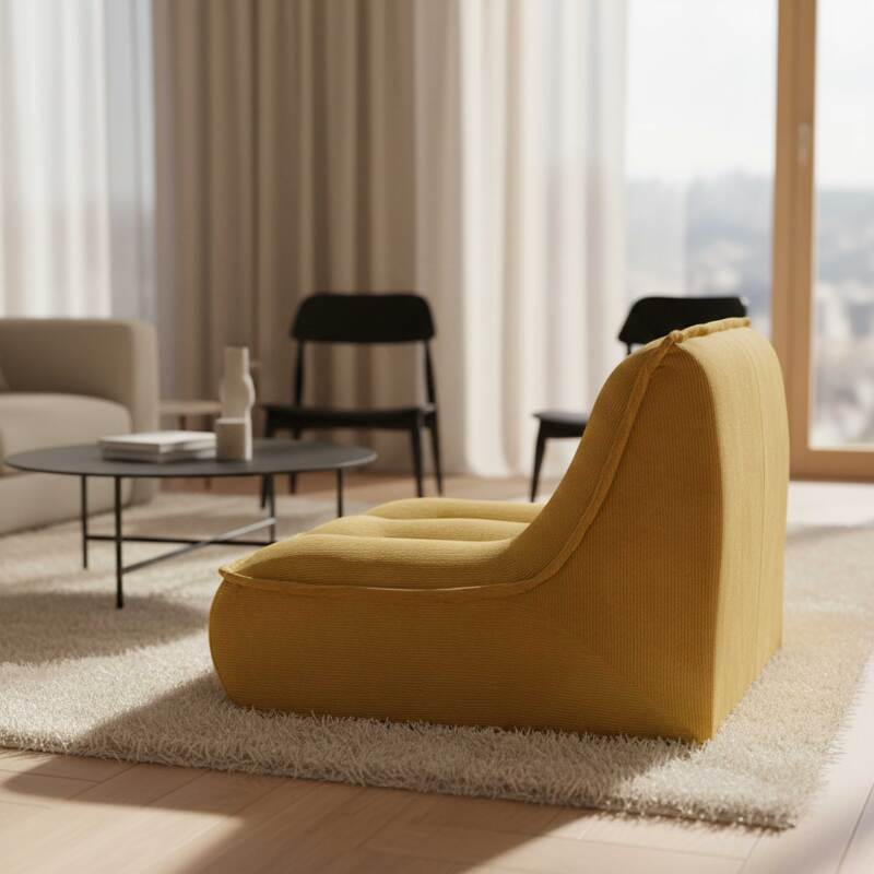 Fauteuil en tissu pour canapé modulable (5/8)