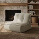 Fauteuil en tissu pour canapé modulable - Ambiance