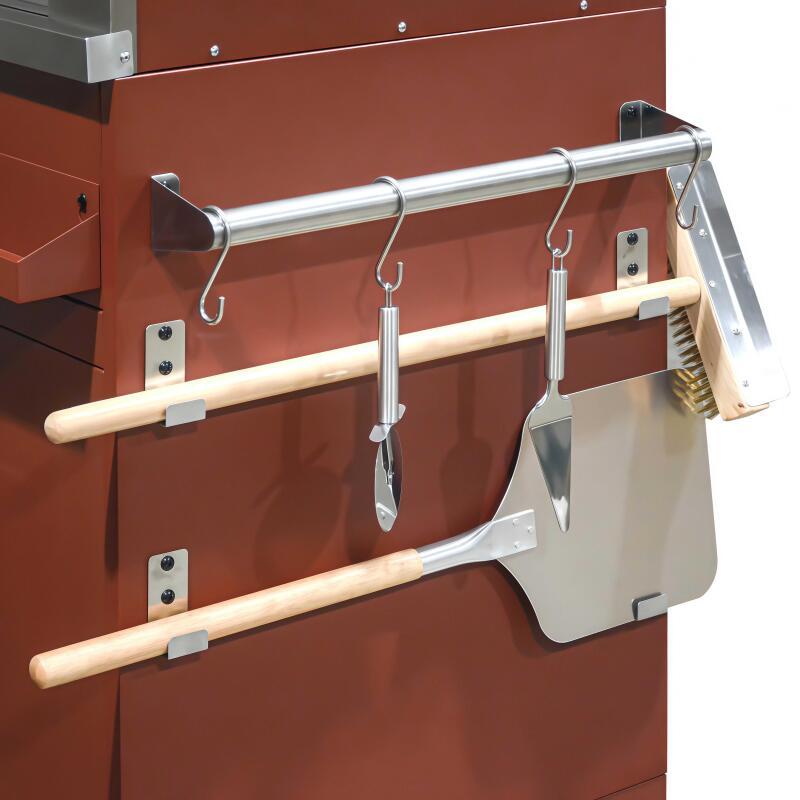 Cuisine extérieure en métal avec four à pizza et rangements - 3 modules (6/7)