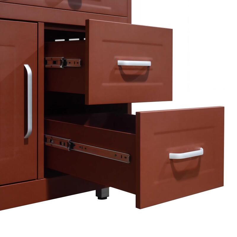 Cuisine extérieure en métal avec gazinière et rangements - 3 modules (6/7)