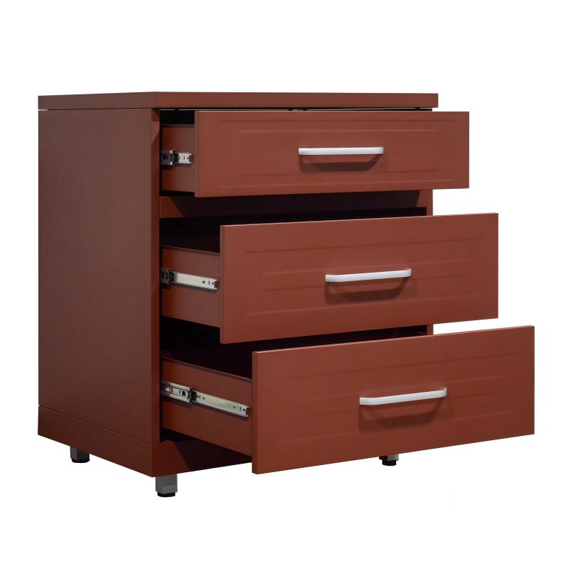 Cuisine extérieure en métal avec barbecue et rangements - 4 modules (6/7)