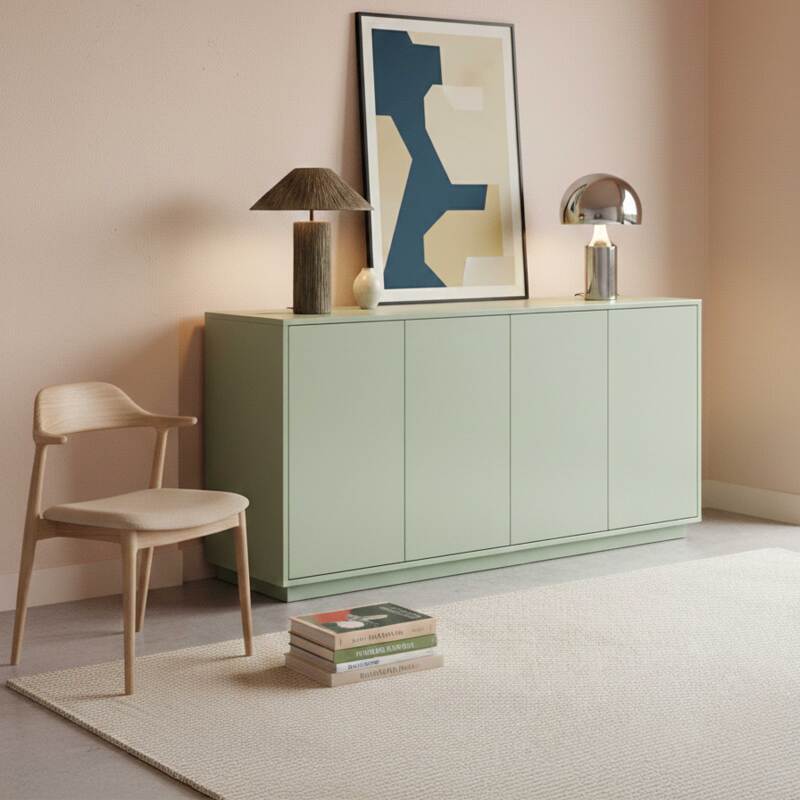 Buffet uni 4 portes 160 cm (8/9)