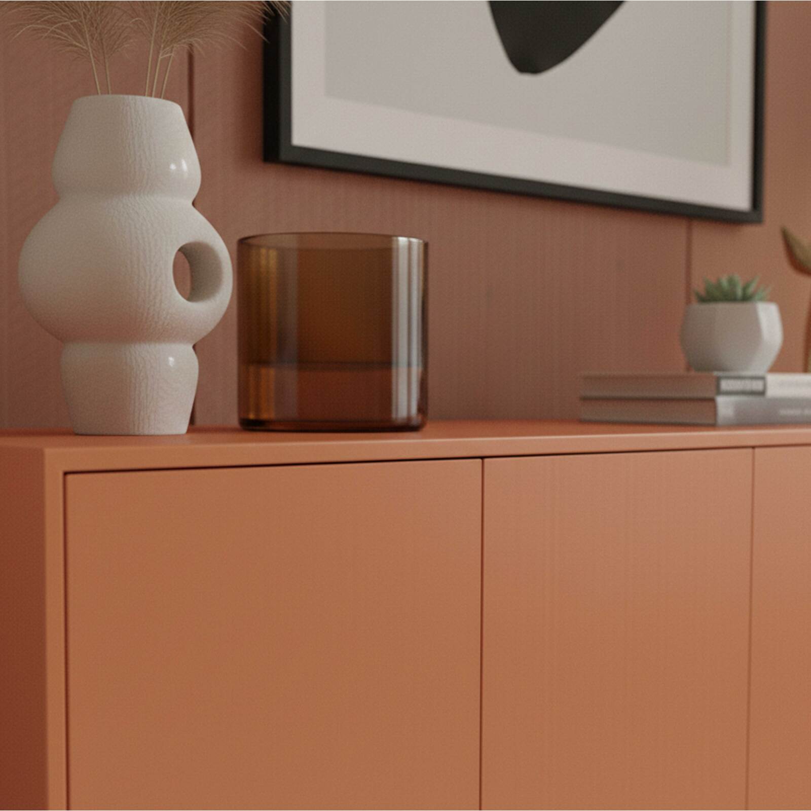 Buffet uni 4 portes 160 cm