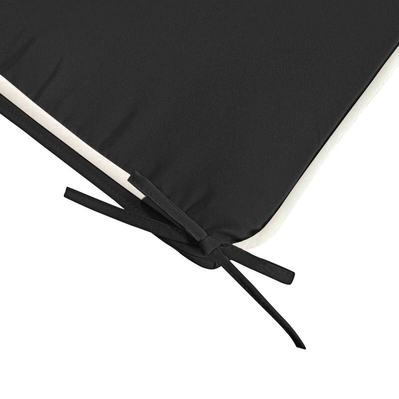 Lot de 4 galettes de chaise d'extérieur unies 40 x 40 cm (2/4)