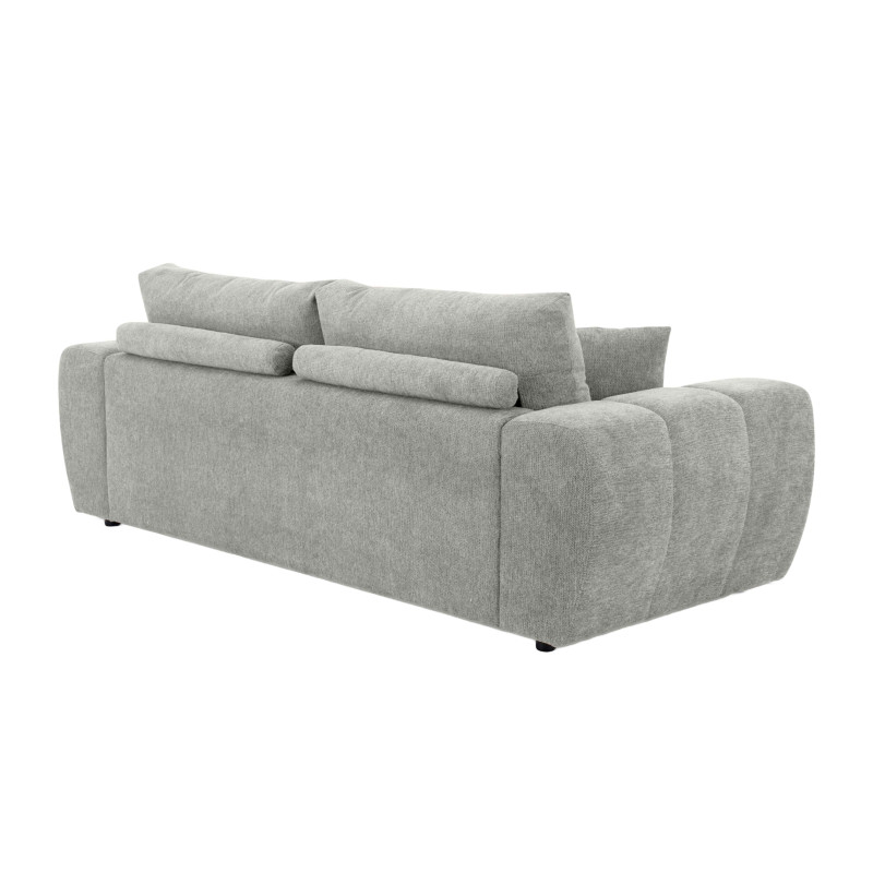 Canapé 3 places en tissu avec coussins (3/8)