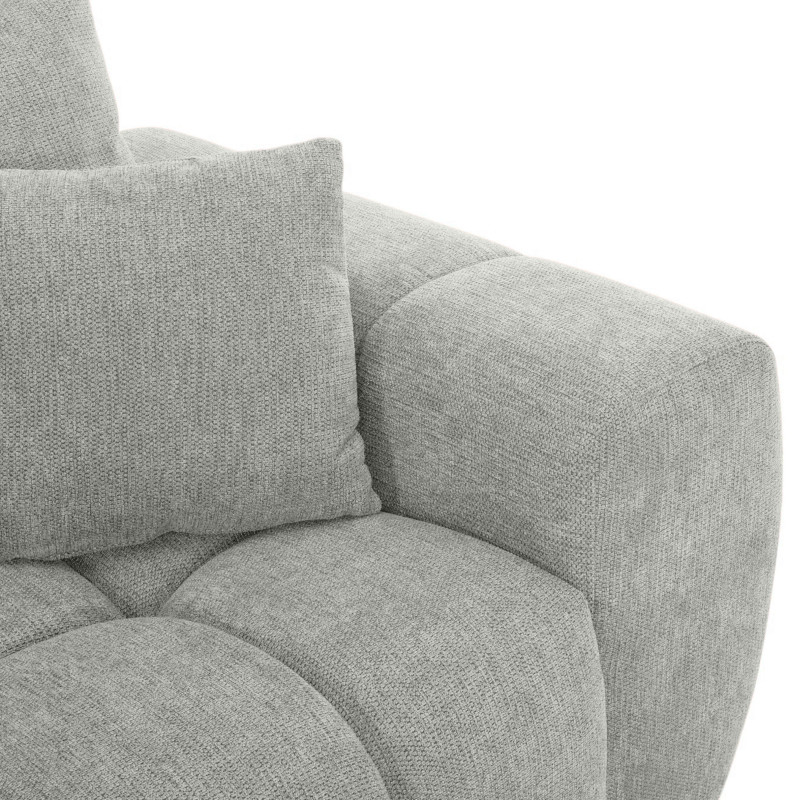 Canapé 3 places en tissu avec coussins (5/8)