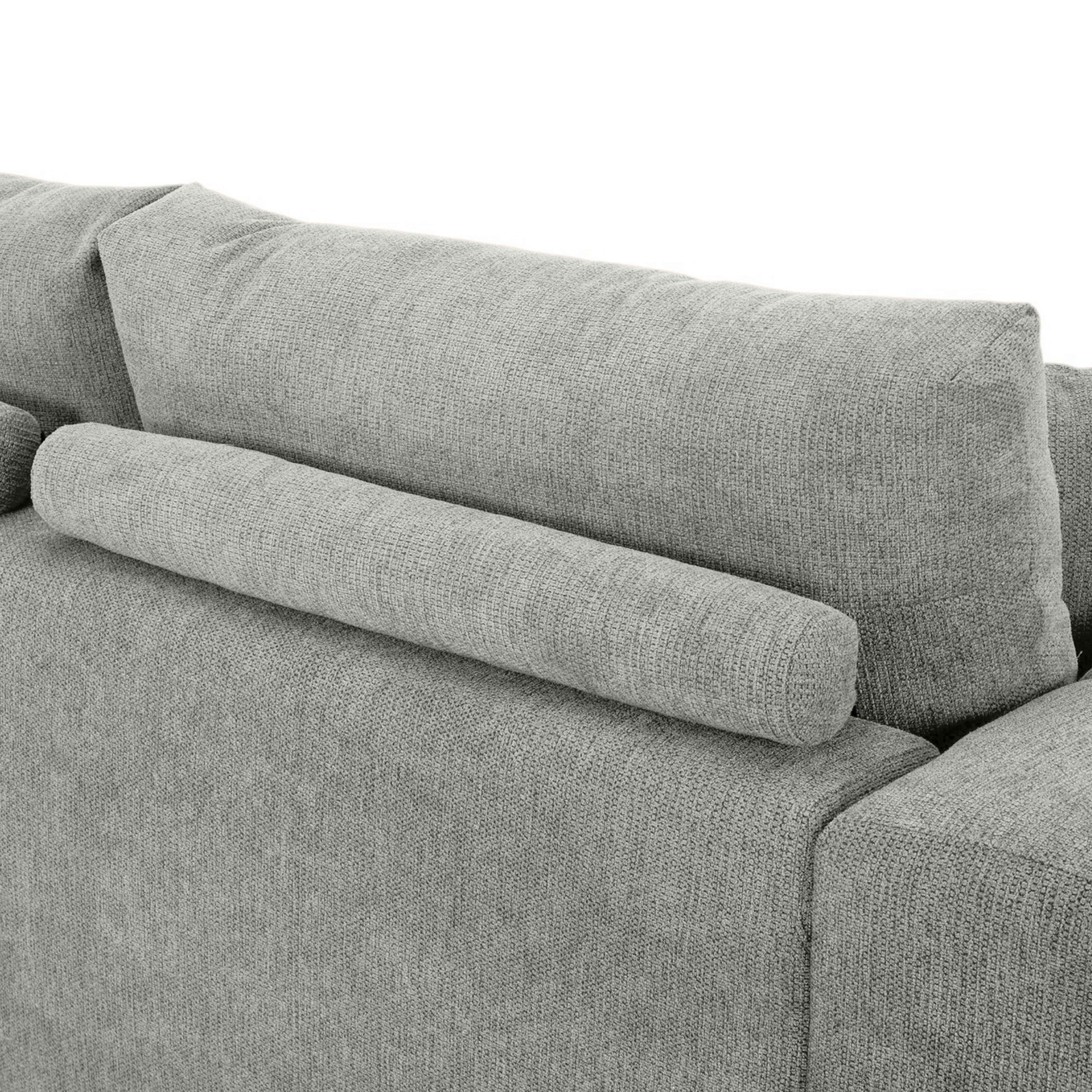 Canapé 3 places en tissu avec coussins