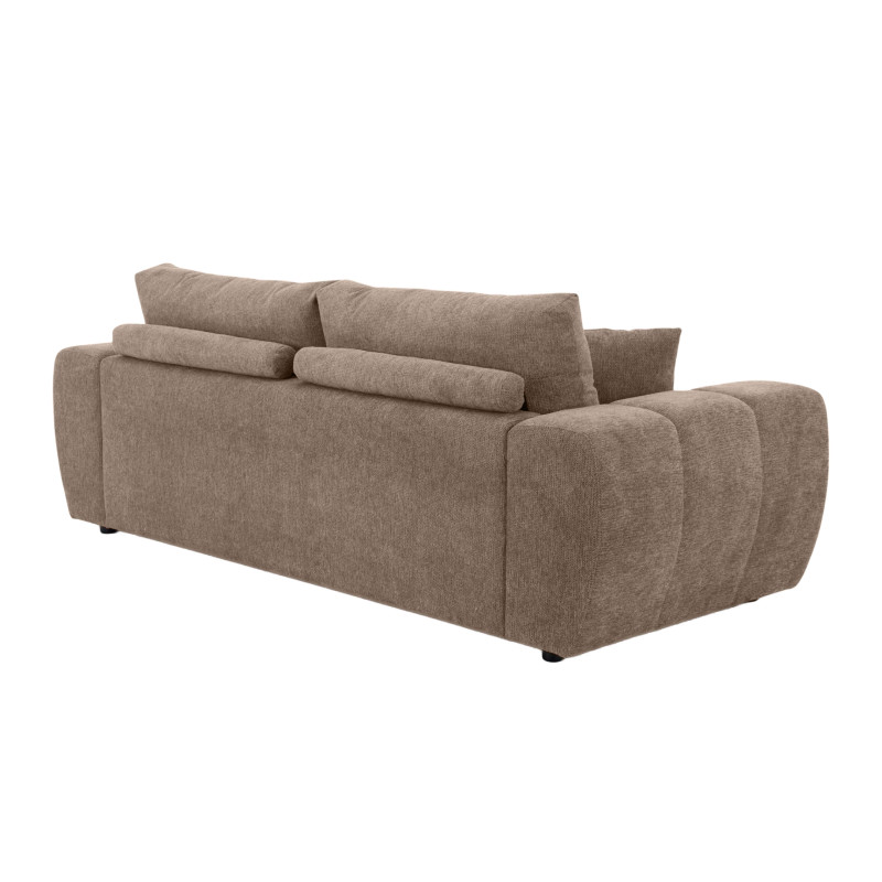 Canapé 3 places en tissu avec coussins (3/9)