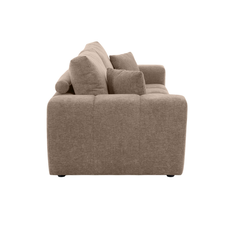 Canapé 3 places en tissu avec coussins (4/9)