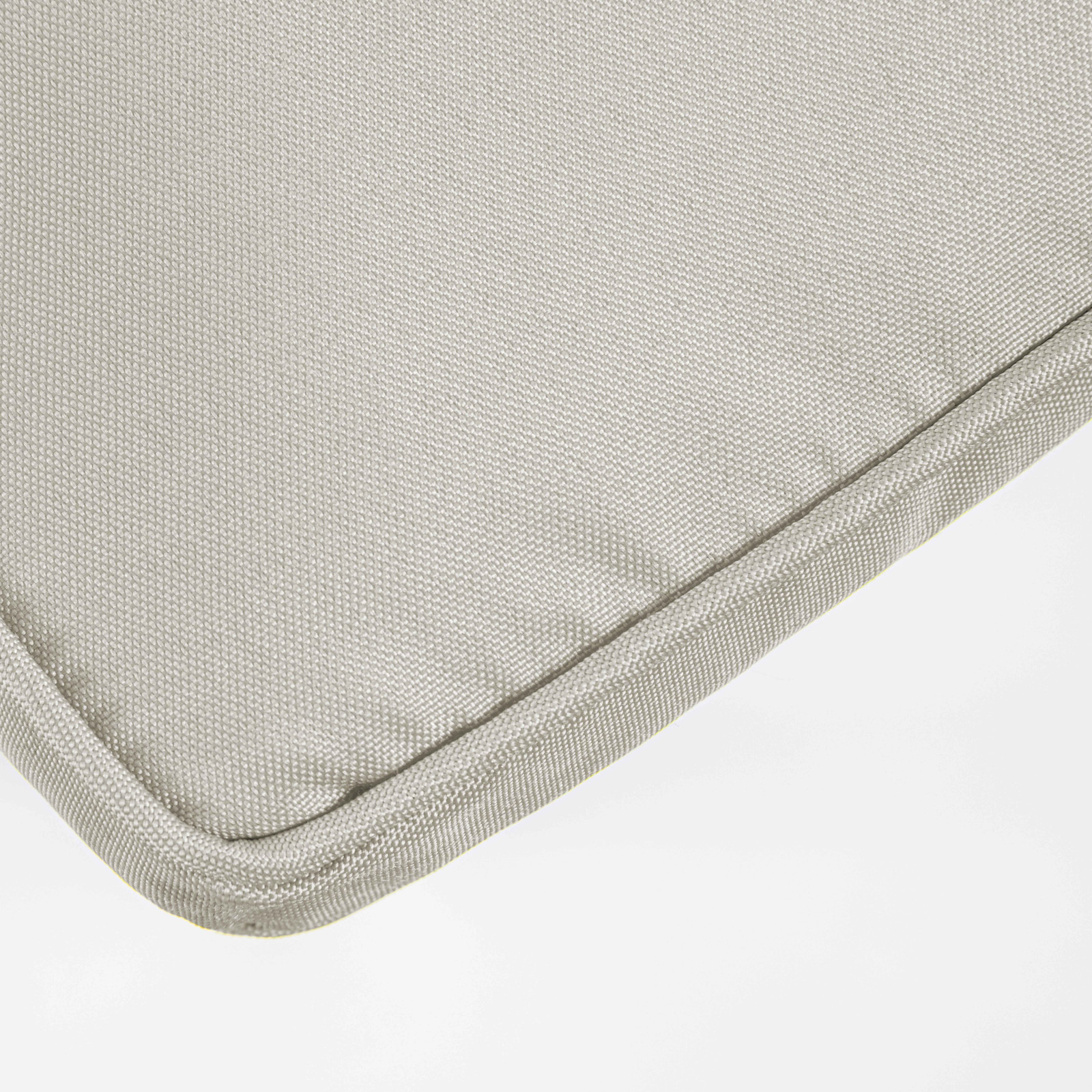 Lot de 4 galettes de chaise d'extérieur unies 40 x 40 cm