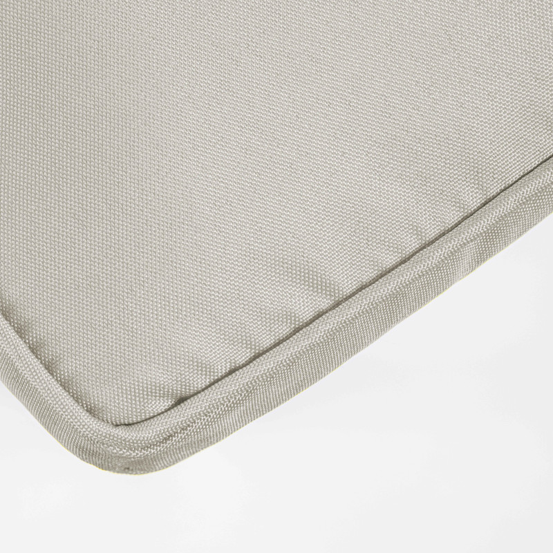 Lot de 4 galettes de chaise d'extérieur unies 40 x 40 cm (4/6)