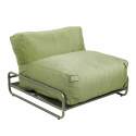 Chauffeuse pour salon de jardin modulable avec structure