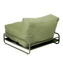 Chauffeuse pour salon de jardin modulable avec structure
