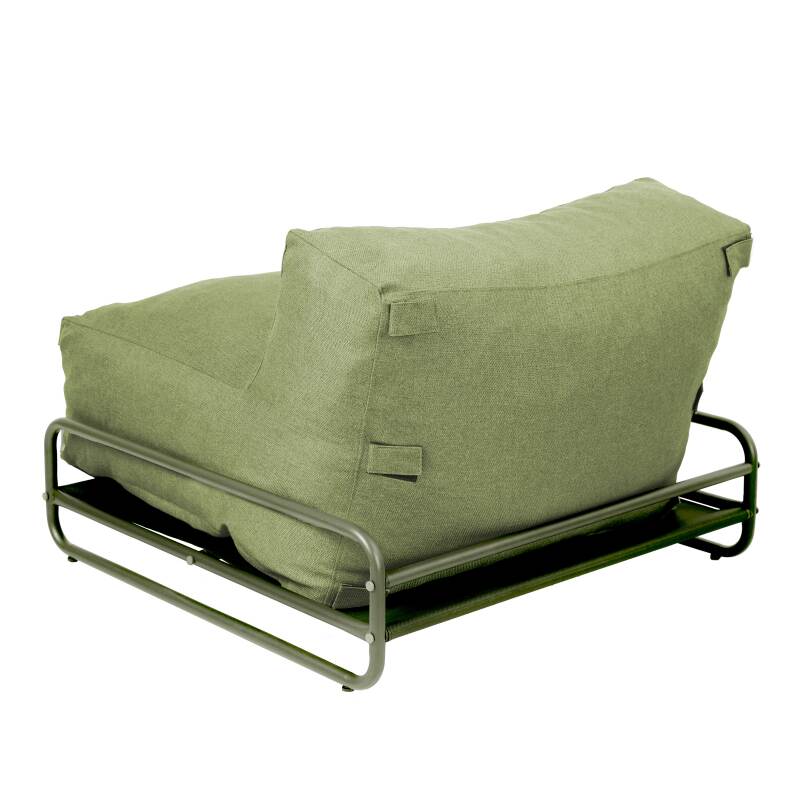 Chauffeuse pour salon de jardin modulable avec structure (5/7)